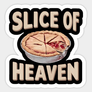 "Slice of Heaven", Retro Design Sticker